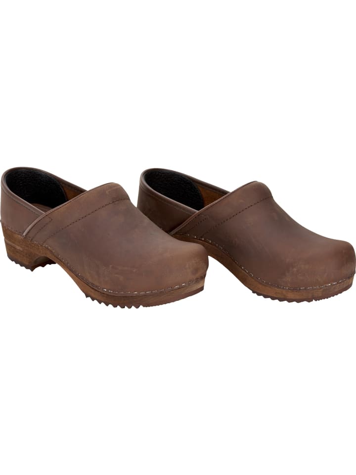 Сабо Wood-Julie Closed Sanita Comfortwear, коричневый