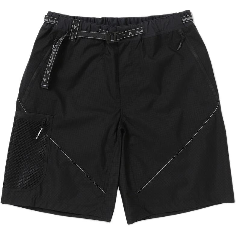 

Шорты Ripstop с логотипом And Wander, черные