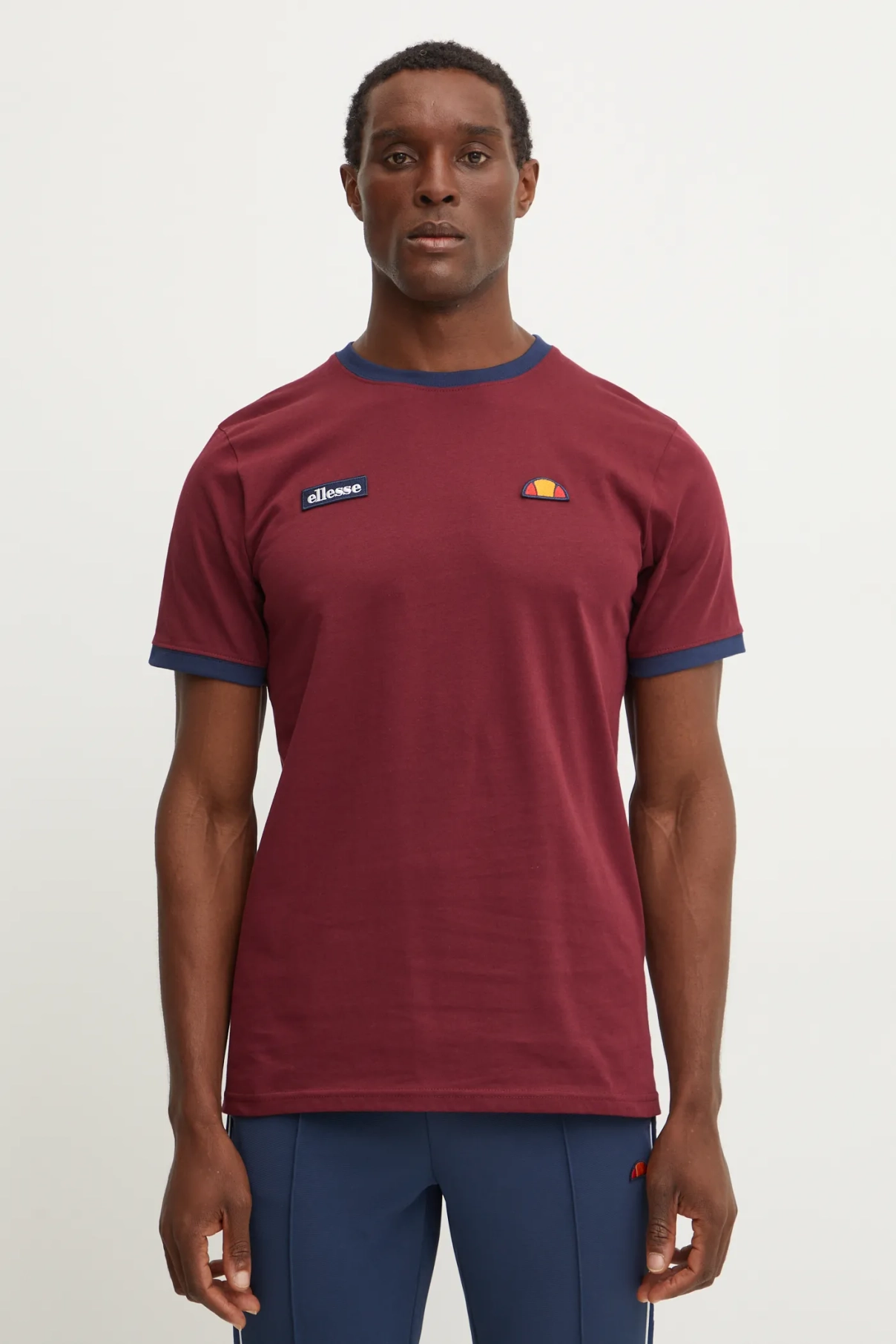 

Футболка FERDORINI из хлопка Ellesse, гранатовый