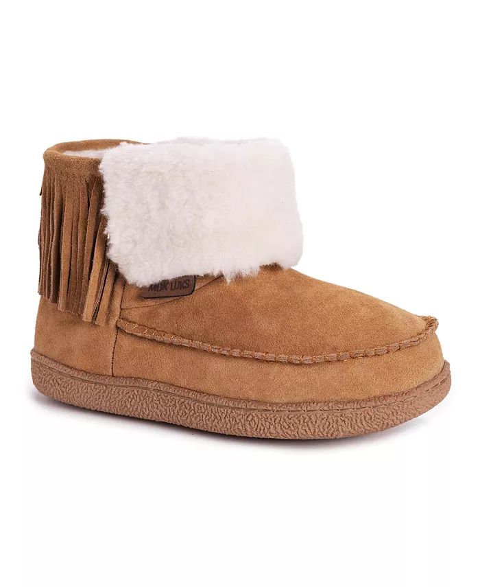 Женские тапочки Veroni Bootie MUK LUKS, коричневый/бежевый