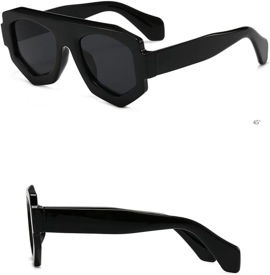 

Винтажные солнцезащитные очки Polygon для женщин, роскошные, модные, мужские, стильные, овальные, в стиле панк, с защитой от УФ-излучения UV400 TKKTLLT, 3965-c6