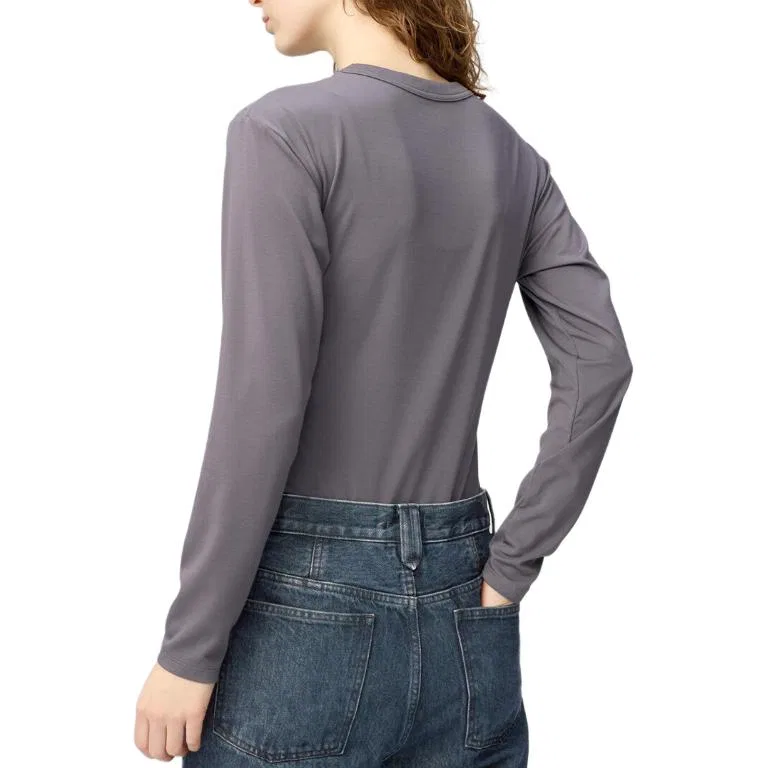 Боди UNIQLO U Collection Violet — фото 4
