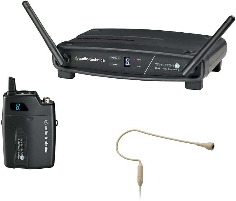 

Микрофон Audio-Technica System 10 ATW-1101/H92-TH Wireless Beige Headworn Microphone System