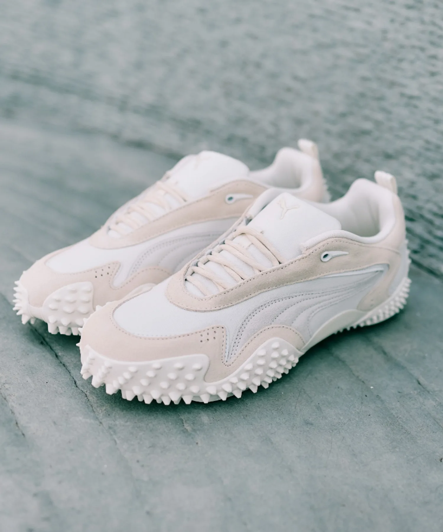 Унисекс кроссовки из натуральной кожи Mostro XC PRIME PUMA белые — фото 2