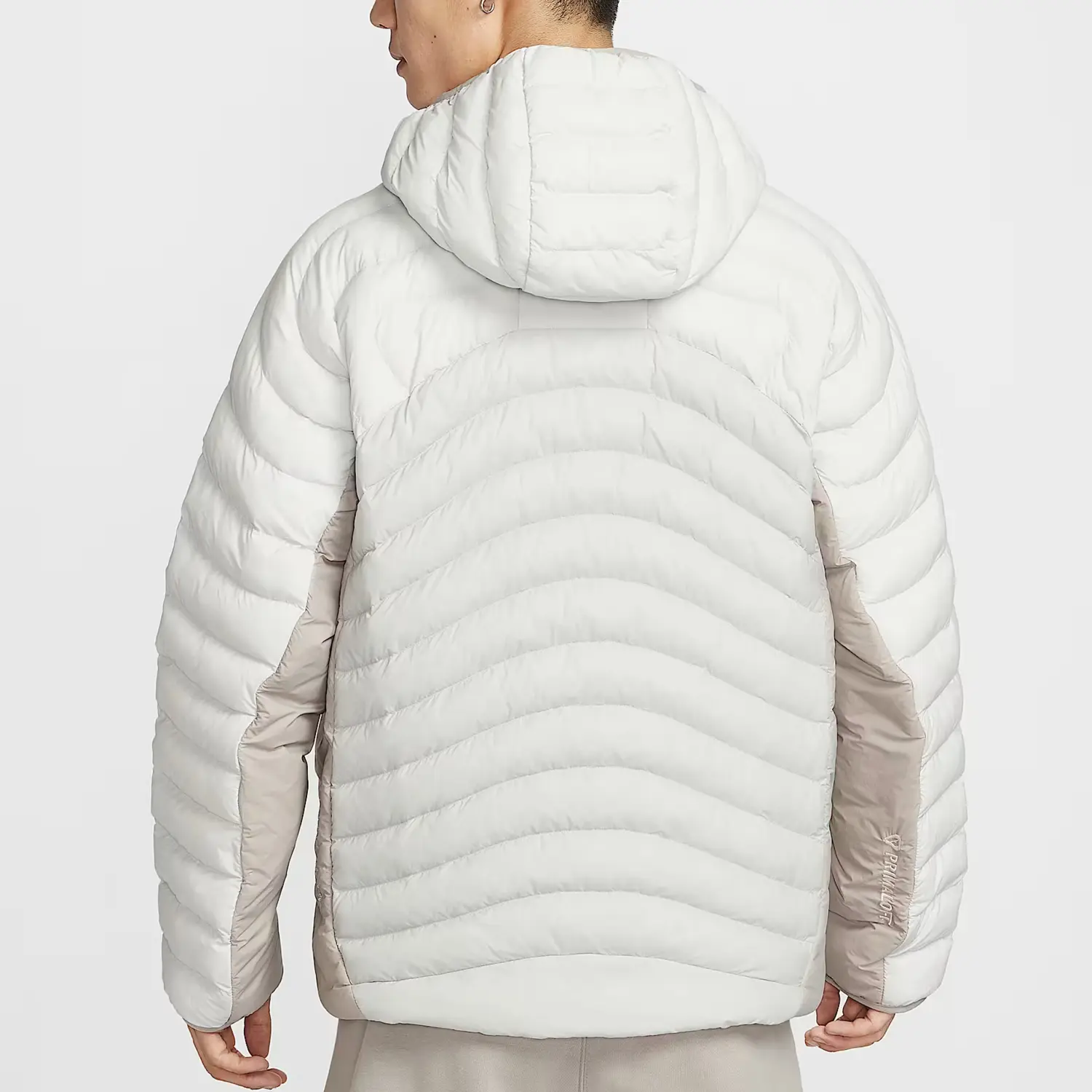 Nike Куртка ACG Puffer для мужчин, капюшон, цвет Dust Photon/Mist Gray/Dust Photon/Mountain White, утепленная — фото 4