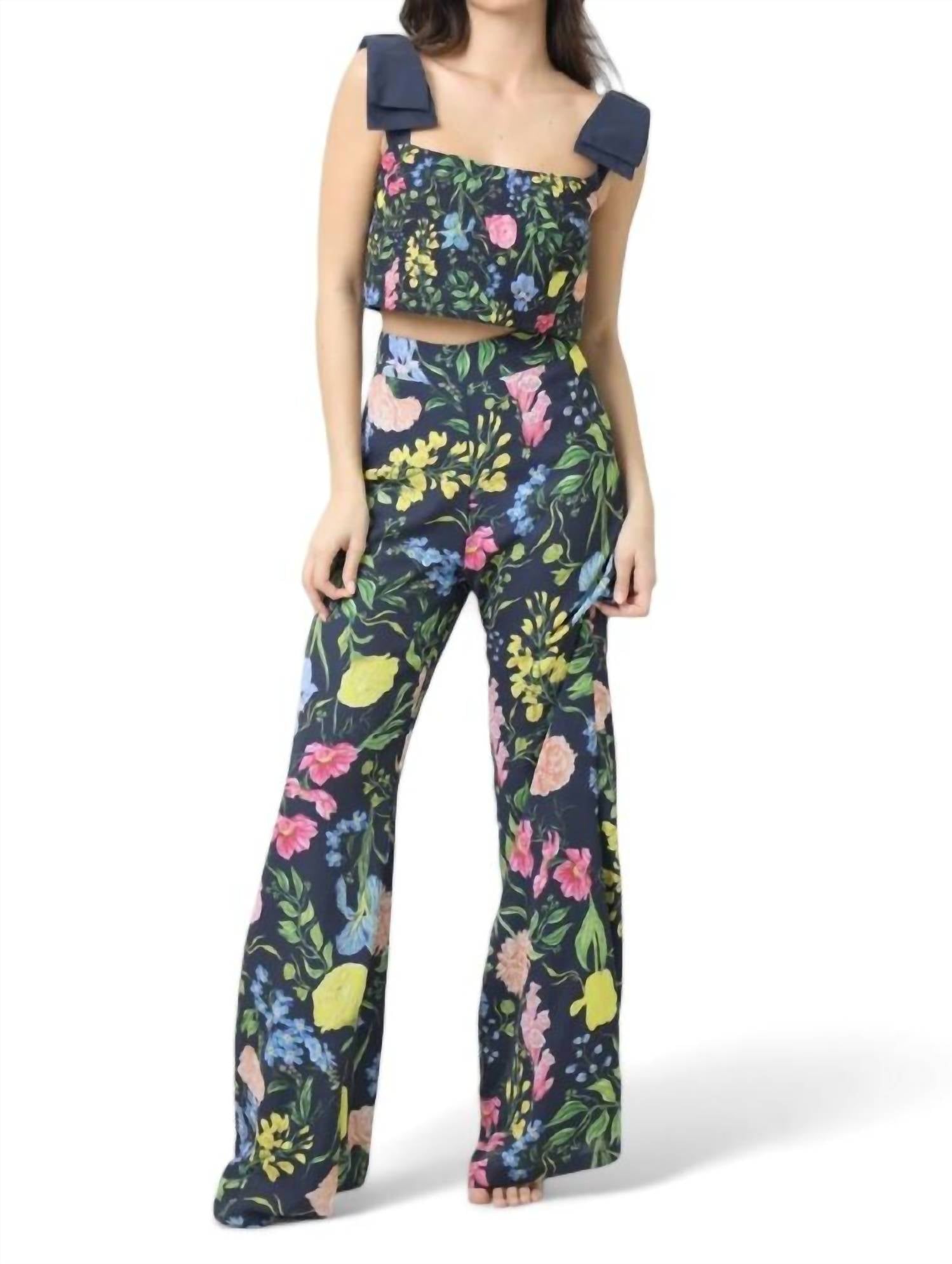 

Топ Frida в цвете Multi Garden Navy Kleid