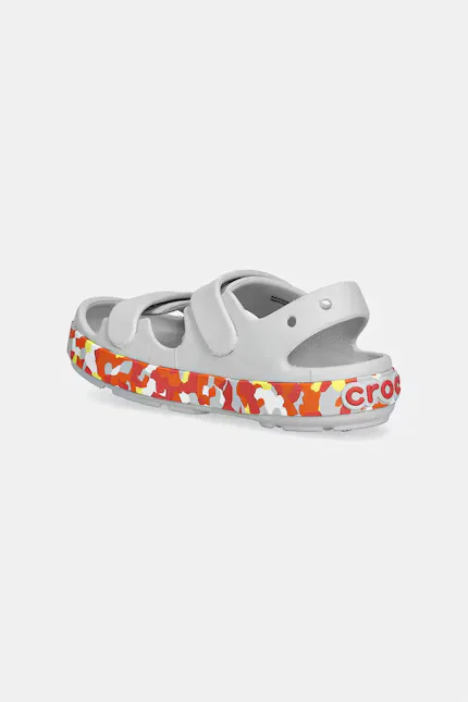 Сандалии Crocband Cruiser Glow Confetti Band Crocs, серый — фото 3