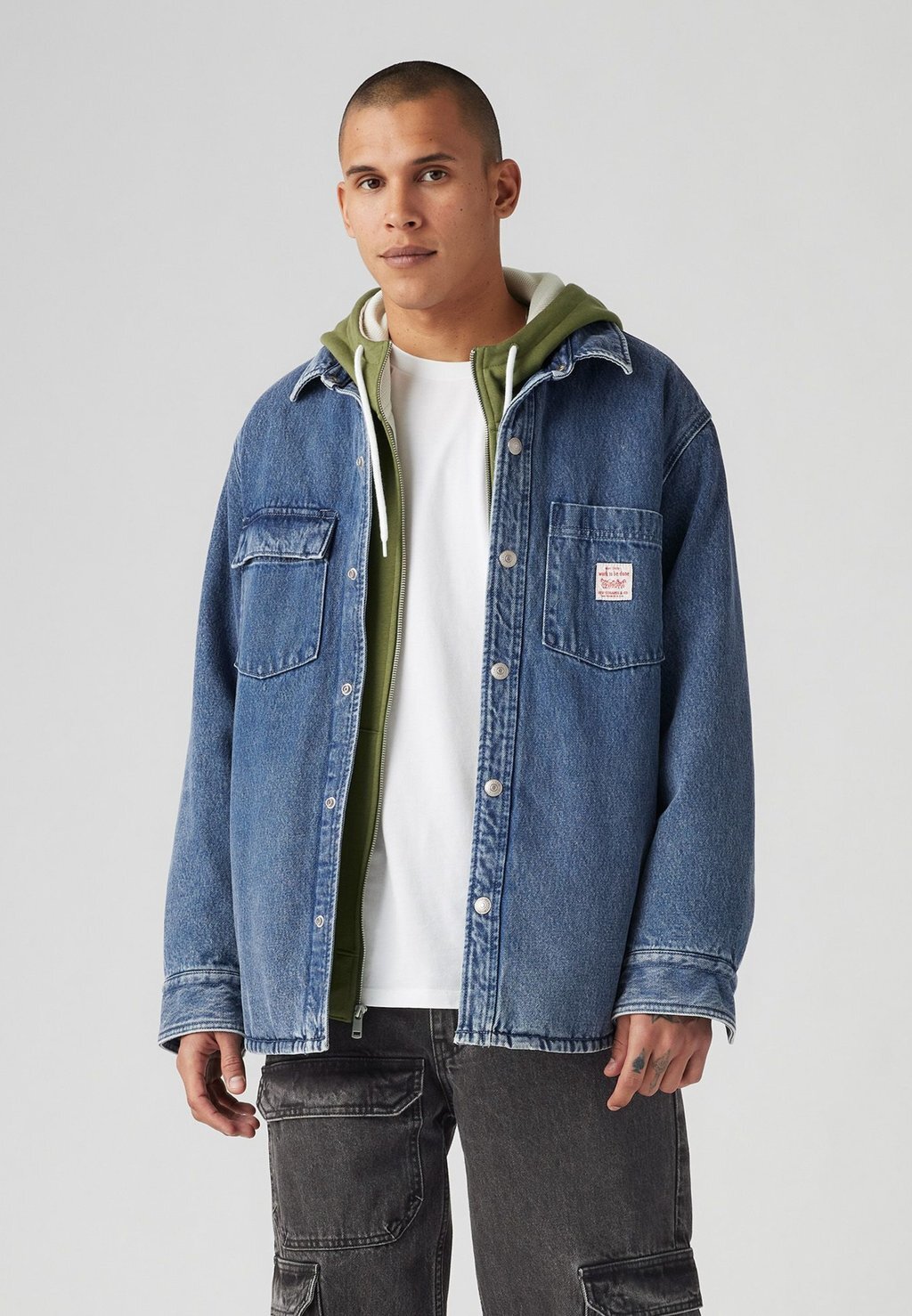 

Рубашка TELEGRAPH Levi's® Workwear, синий деним