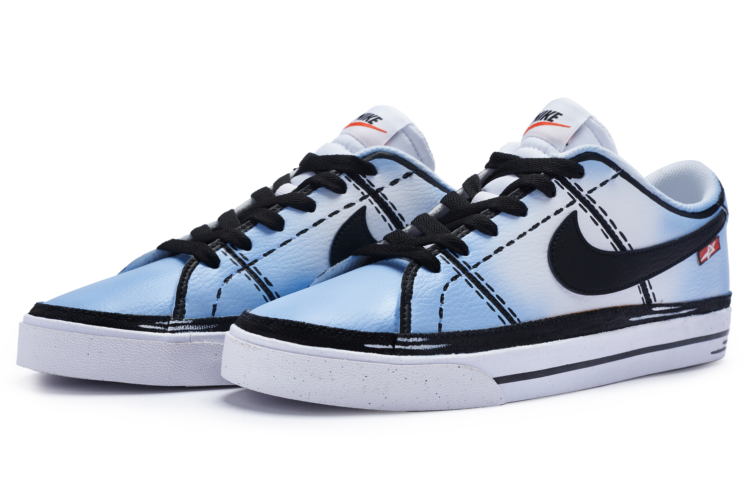 

Кроссовки Nike Court Legacy Skateboard Shoes Men Low-Top Blue White