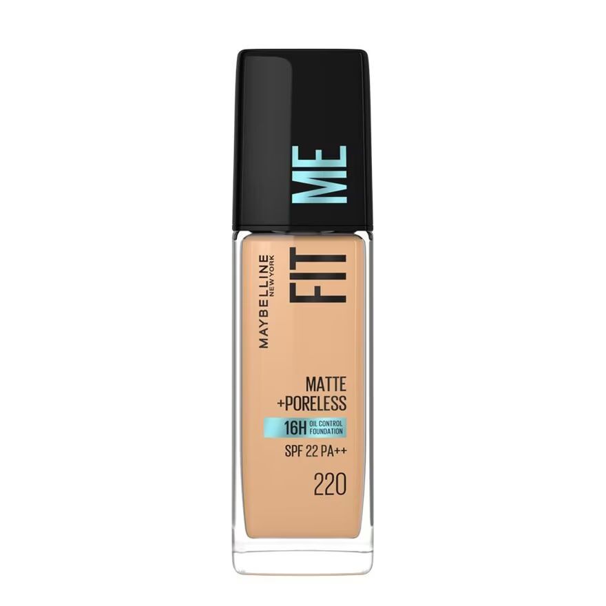 

Maybelline Тональный крем Fit Me Matte And Poreless 220 Natural Beige, Natural Beige