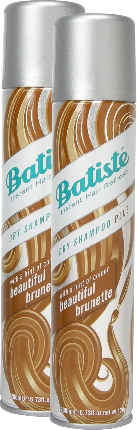 Сухой шампунь Batiste Beautiful Brunette с оттенком для брюнеток, 2 x 200 мл Batiste
