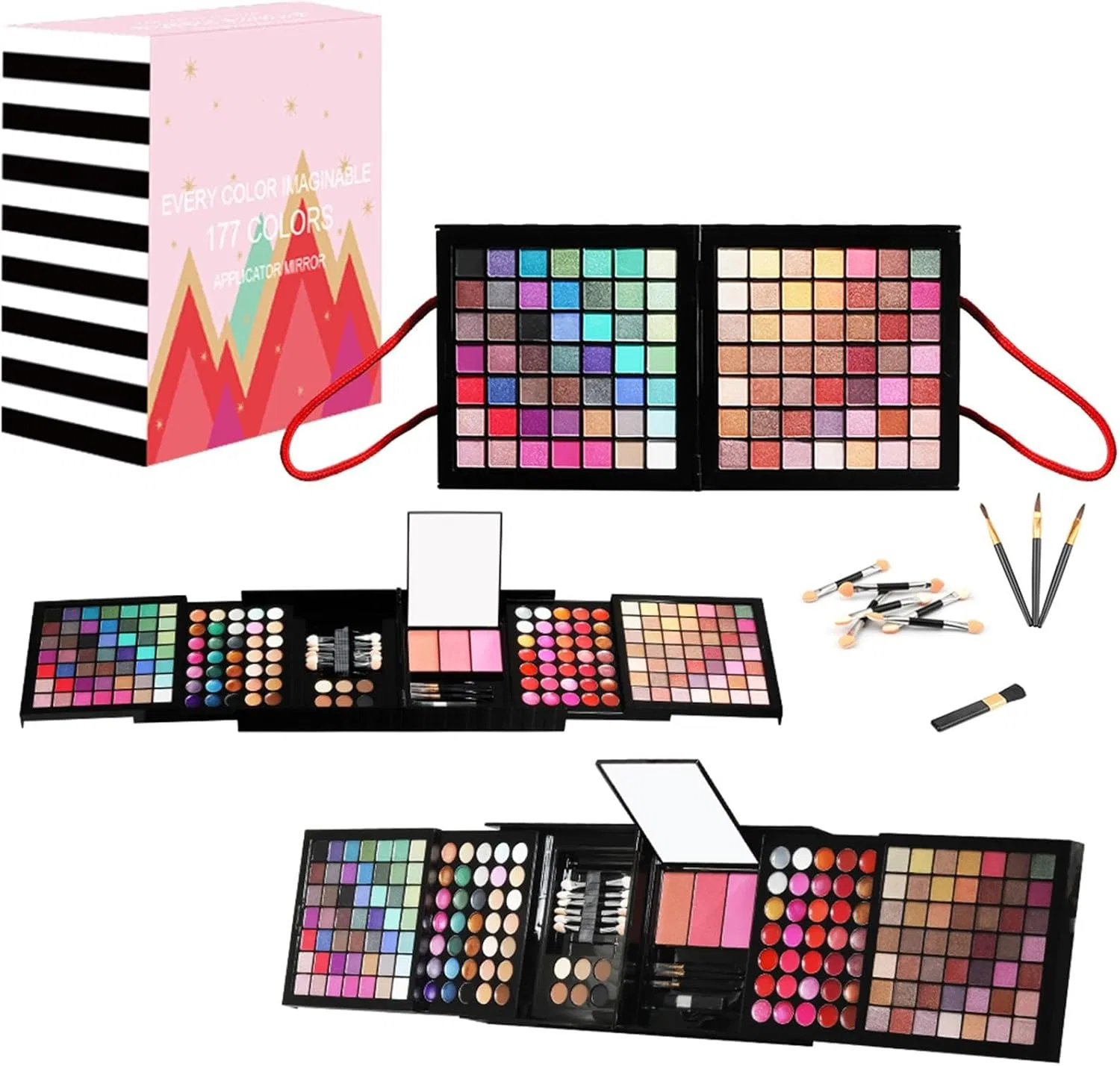 Набор косметики All in One Makeup Kit, мультиколор, 1.2 кг — фото 4