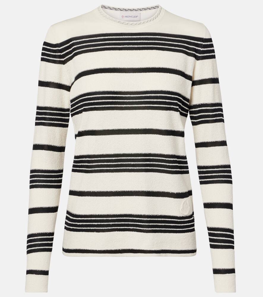 

Полосатый свитер из хлопковой смеси Moncler, P90 - Black&White