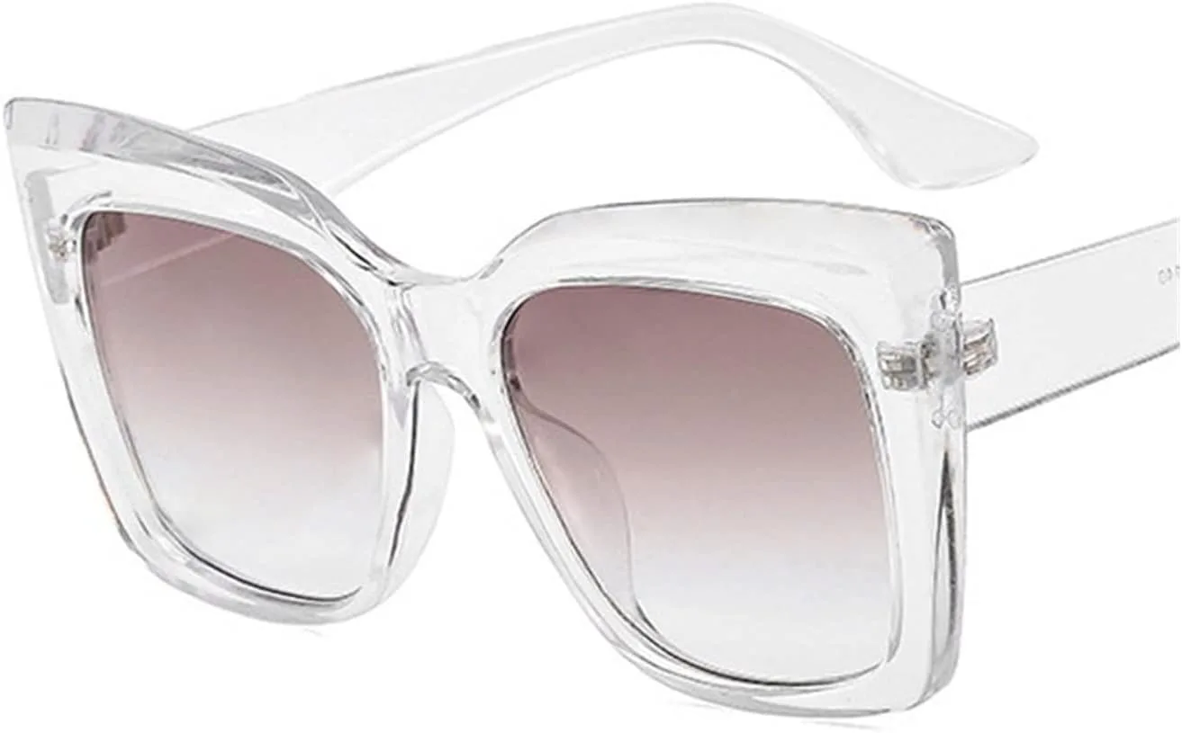 

Солнцезащитные очки «Кошачий глаз» в крупной оправе, в стиле ретро, ​​для уличной фотосъемки, декоративные, для мужчин и женщин, для отдыха на природе MTZJH, C