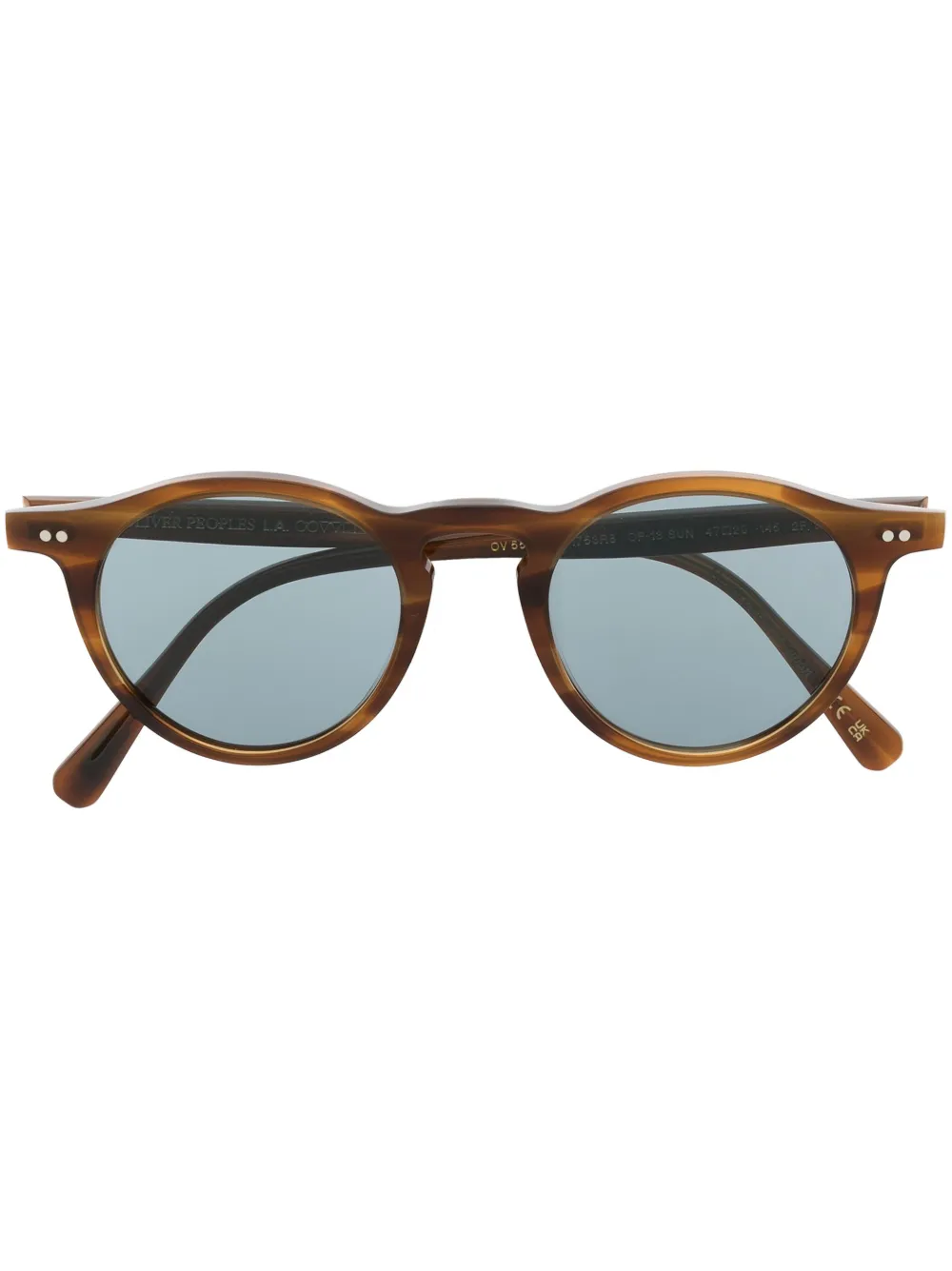 

Солнцезащитные очки Desmon Sun в круглой оправе Oliver Peoples, коричневый