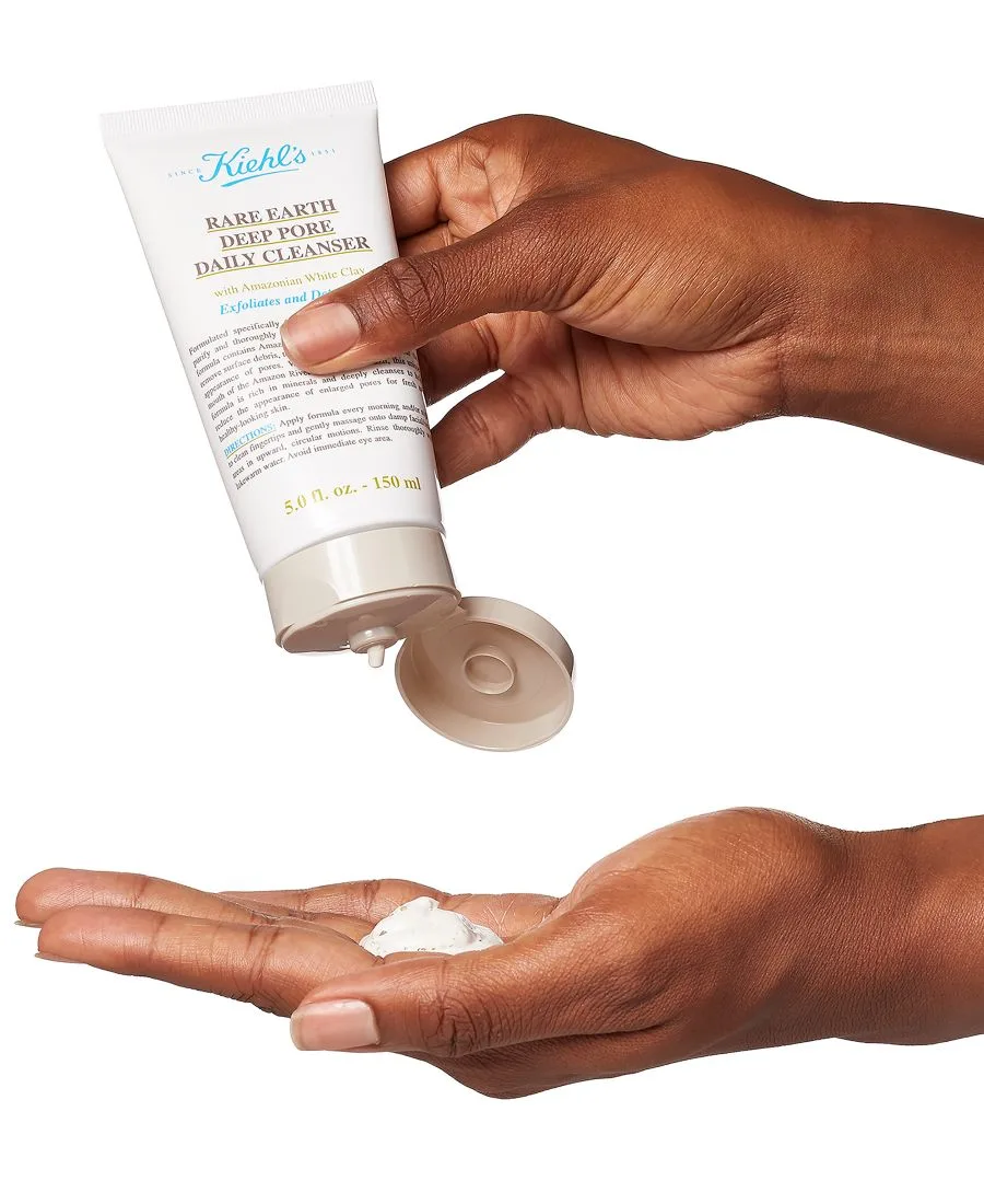 Kiehl's Since 1851 Очищающее средство для глубокого очищения пор Rare Earth Deep Pore Daily Cleanser, 140 мл — фото 4