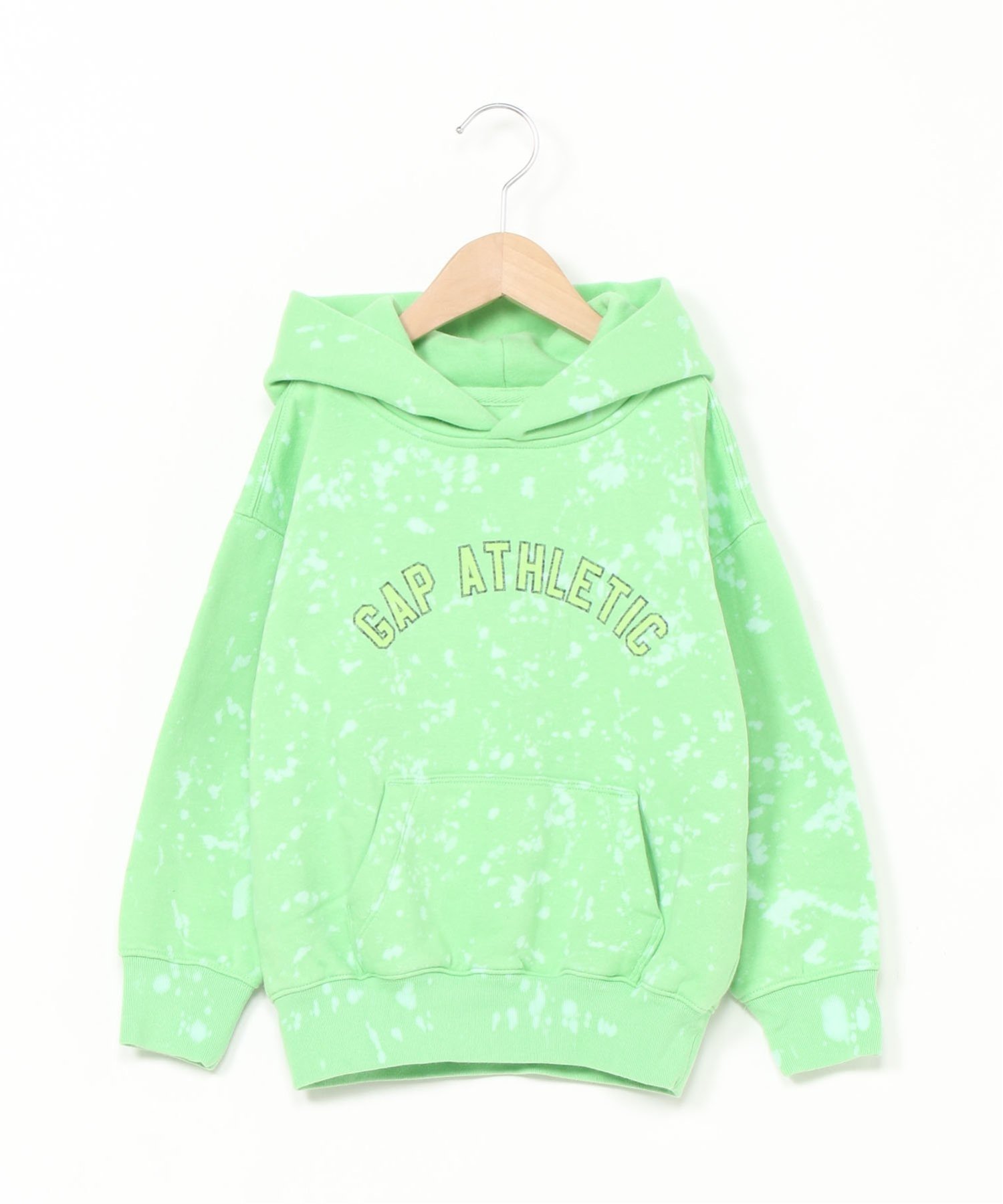 (K) Винтажная мягкая толстовка с логотипом GAP (детская), GREEN_TIE_DYE