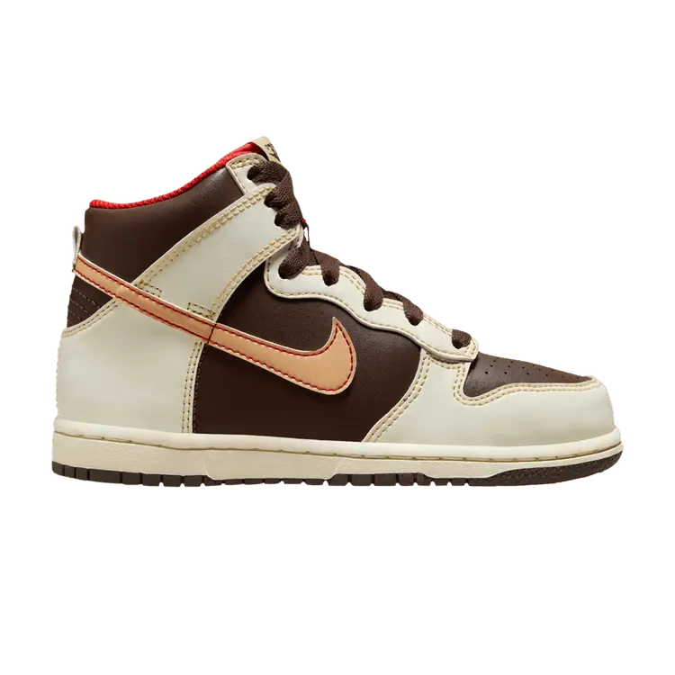 

Кроссовки Nike Dunk High PS Baroque Brown, коричневый