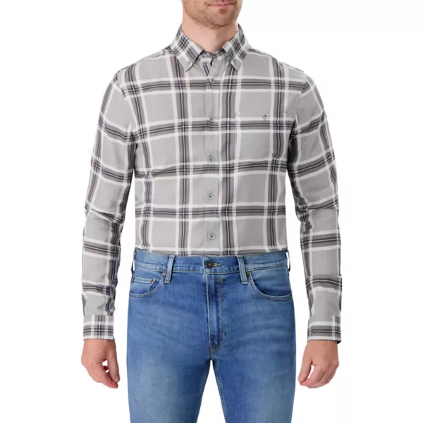 

Мужская спортивная рубашка из модала в клетку Lucas Report Collection, цвет gray plaid