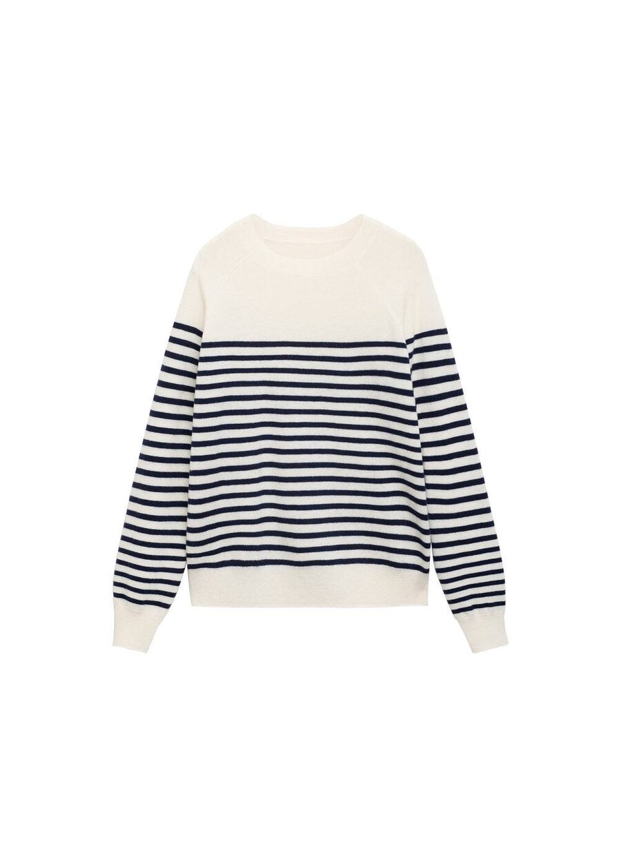 

Тонкий вязаный свитер MANGO Sweater Serrano, кремовый