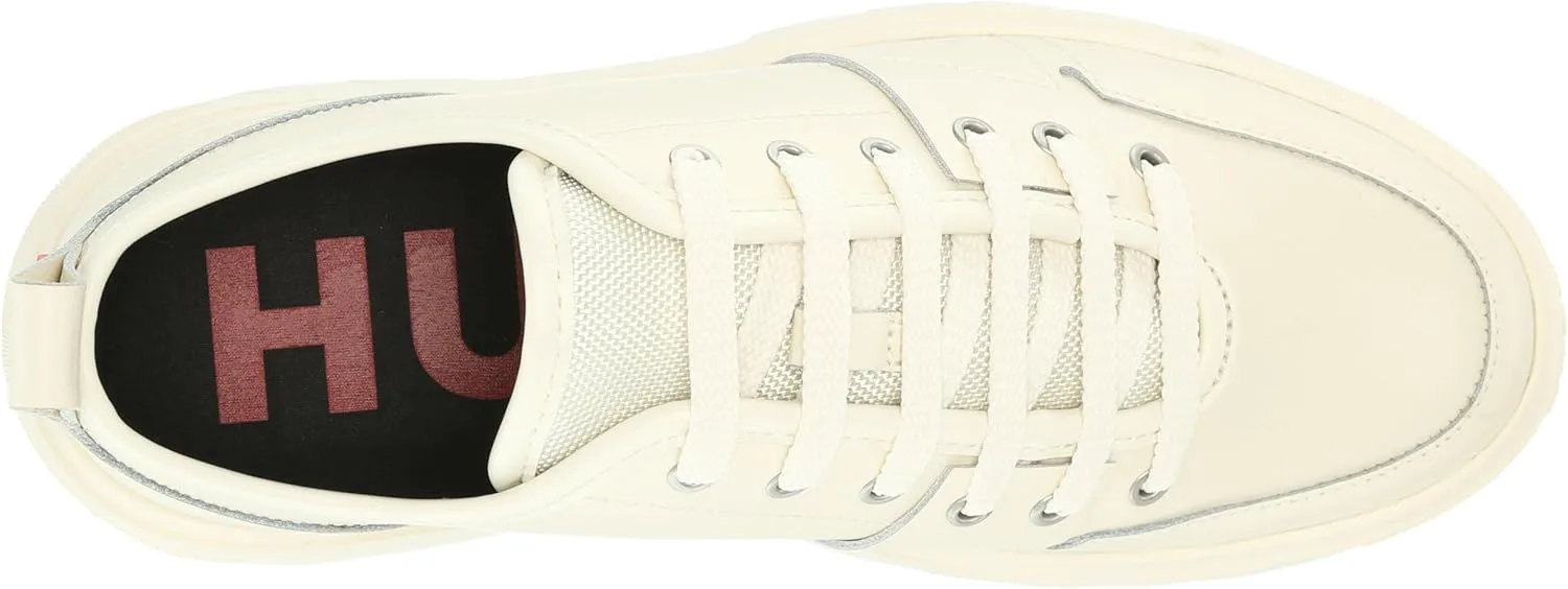 Туфли HUGO Men's Hybrid Lace Up Oxford Shoe, кремовый — фото 4