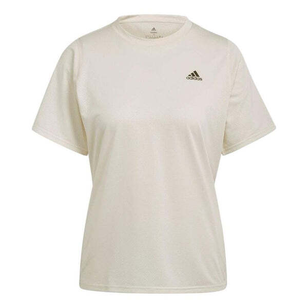 

Футболка с логотипом Aeroready Running Adidas, бежевый