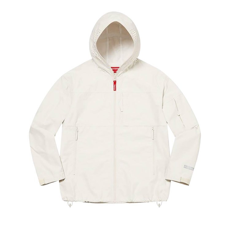 

Куртка Supreme Full Zip Facemask Jacket, белый