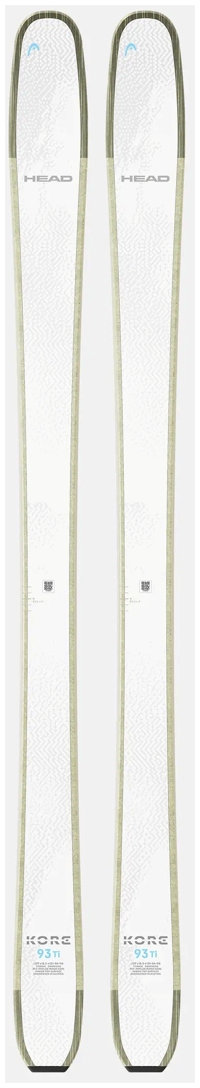 

Новые женские лыжи Head Kore 93 Ti W 2026 года, длина 156 см