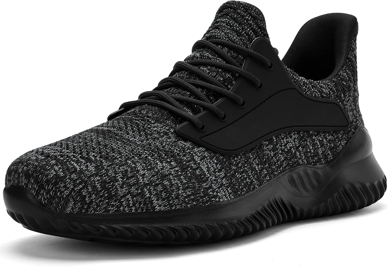 

Кроссовки Akk для мужчин - обувь для ходьбы с амортизирующей подошвой из мемори-пены, беговые и теннисные кроссовки для тренировок, занятий спортом, джоггинга, как для улицы, так и для зала, легкие, дышащие повседневные кроссовки, черный