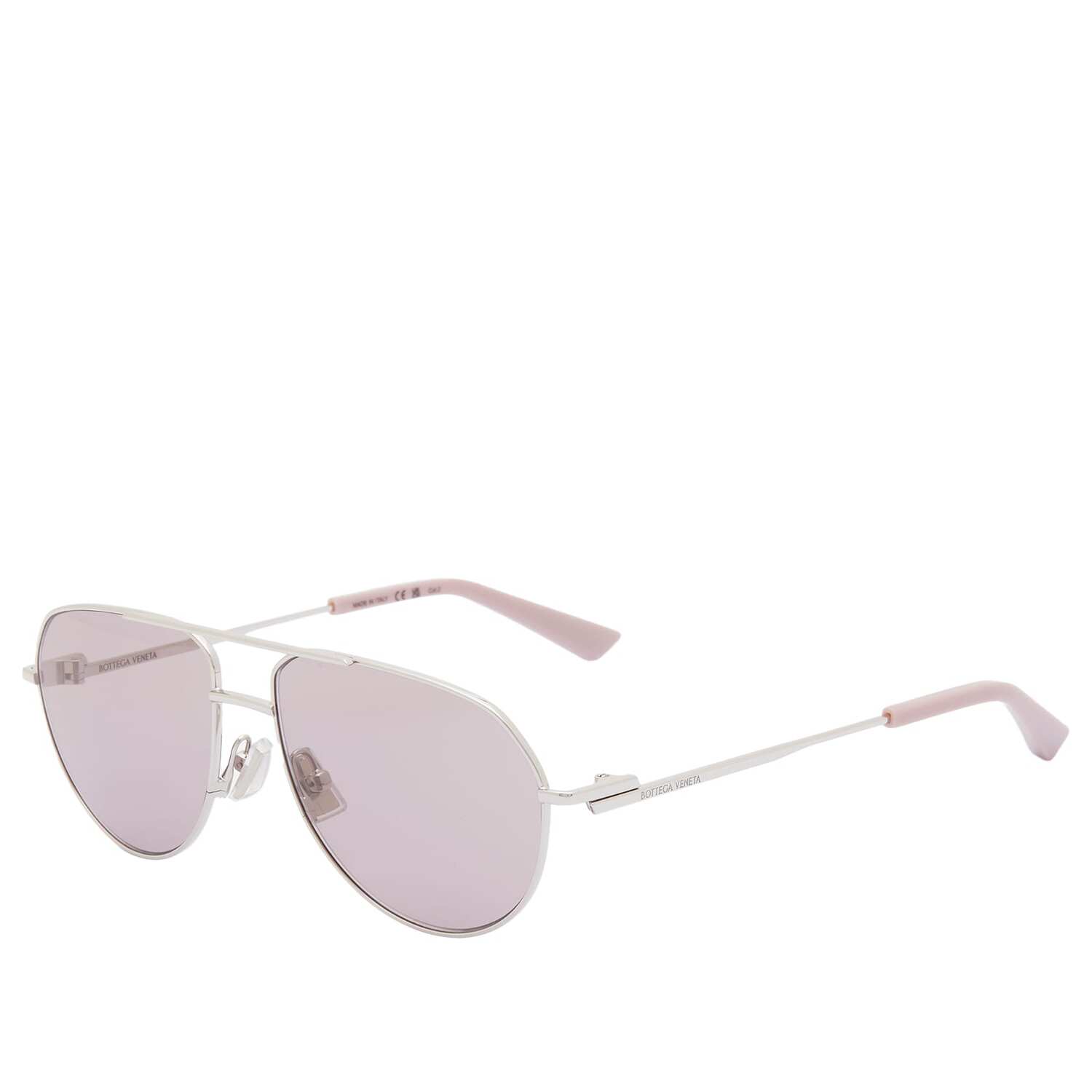 

Солнцезащитные очки Bottega Veneta Bv1302S Sunglasses, цвет Silver & Violet
