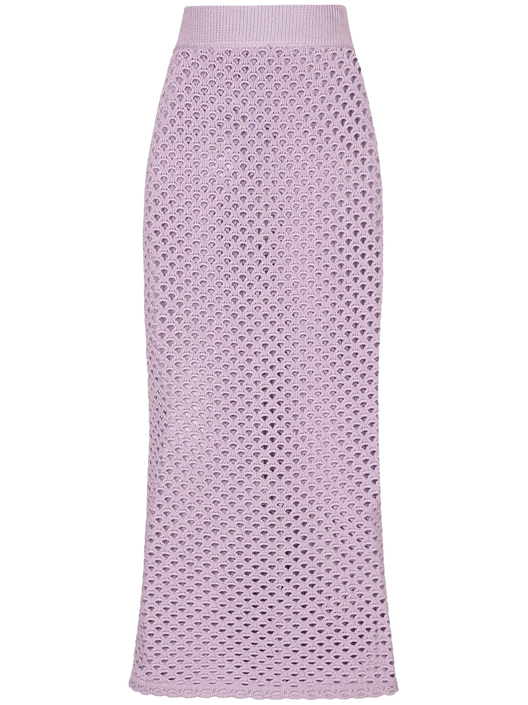 

Юбка в технике кроше с завышенной талией Dolce & Gabbana, фиолетовый