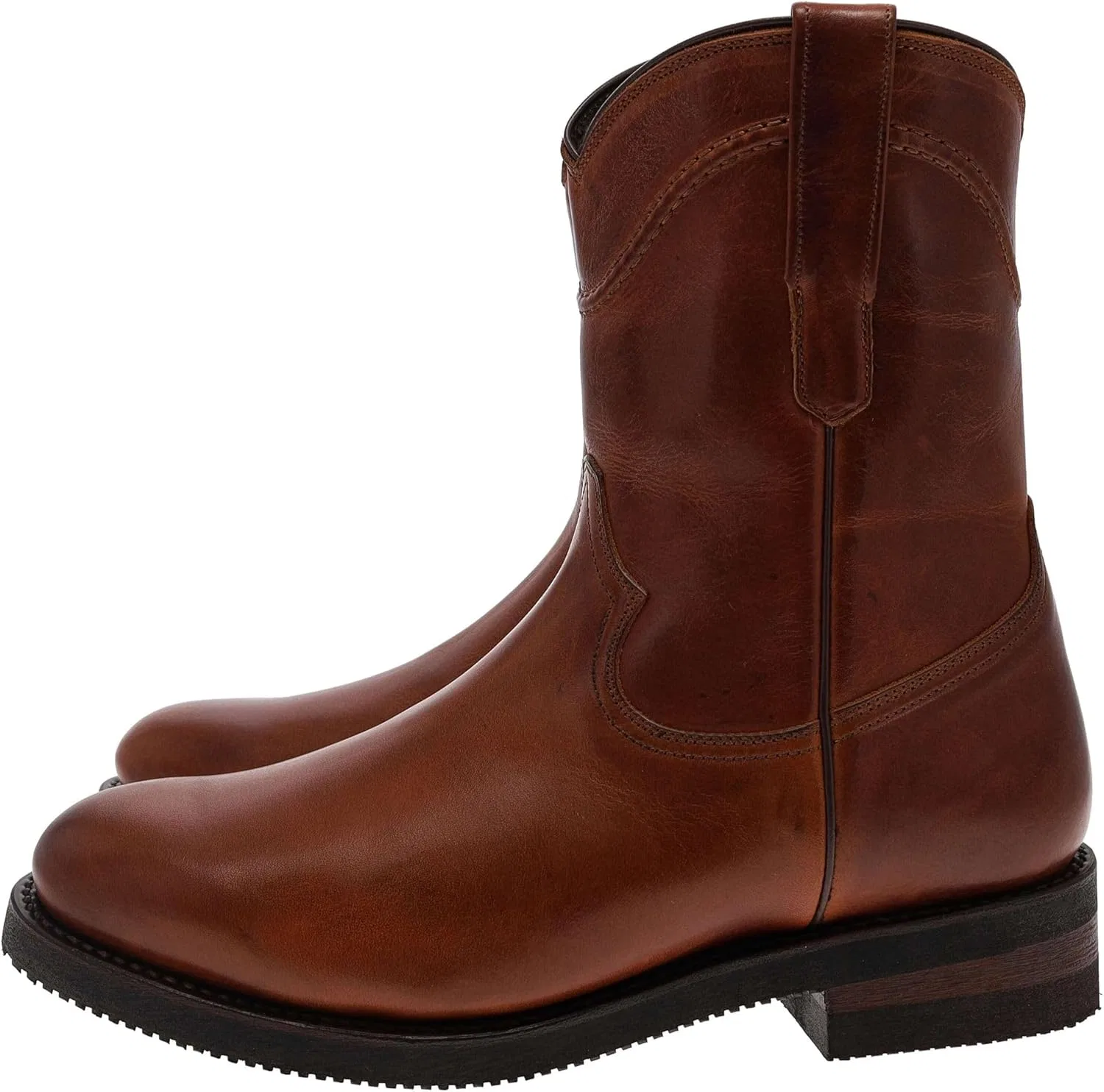 FB Fashion Boots CURT MERINO Мужские коричневые кожаные ковбойские ботинки — фото 4