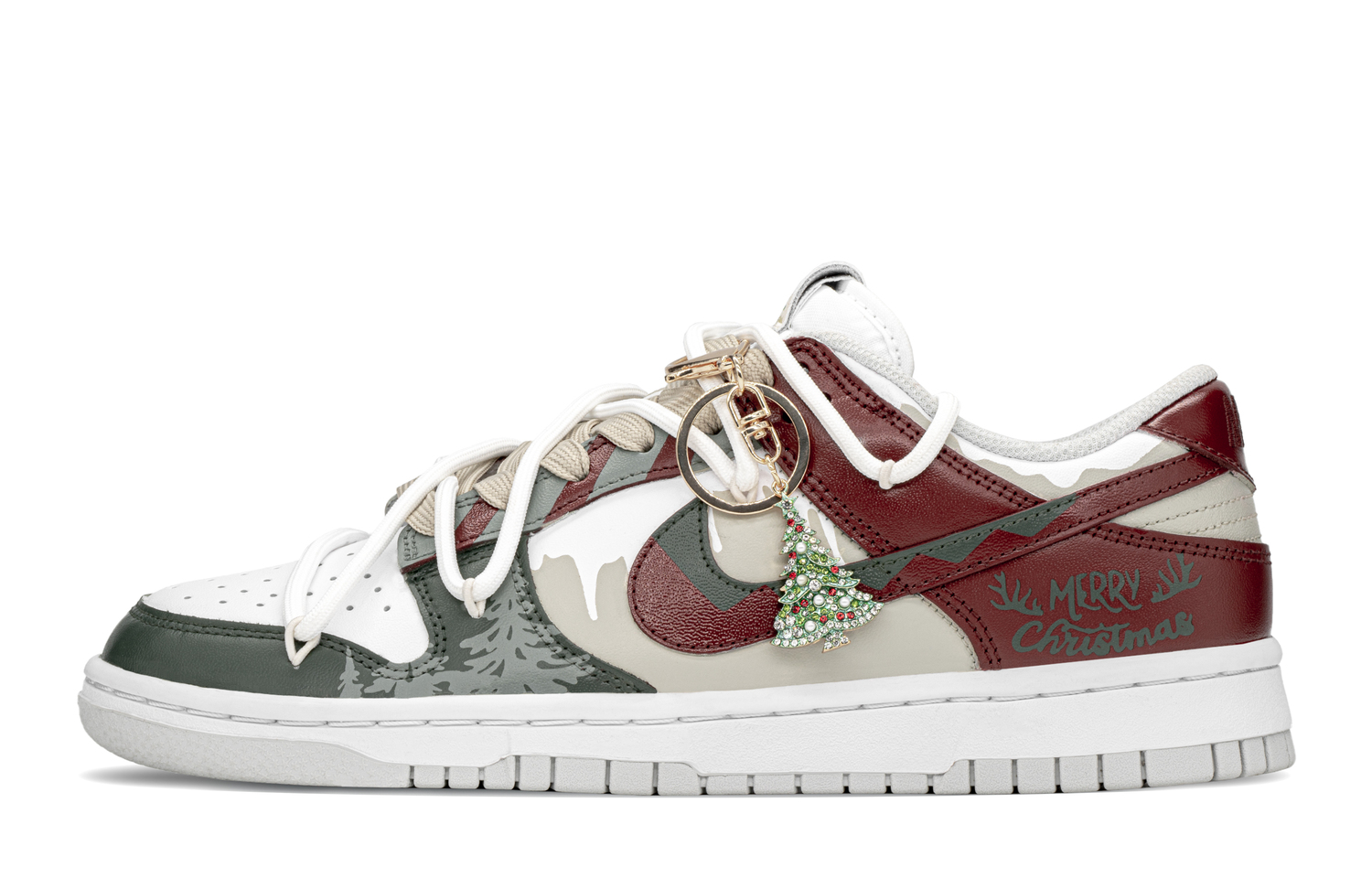 

Женские кроссовки для скейтбординга Nike Dunk, Red/Green