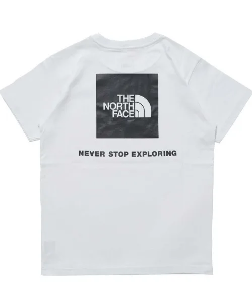 Детская футболка THE NORTH FACE S/S Back Square Logo Tee с квадратным логотипом тёмно-синяя — фото 4