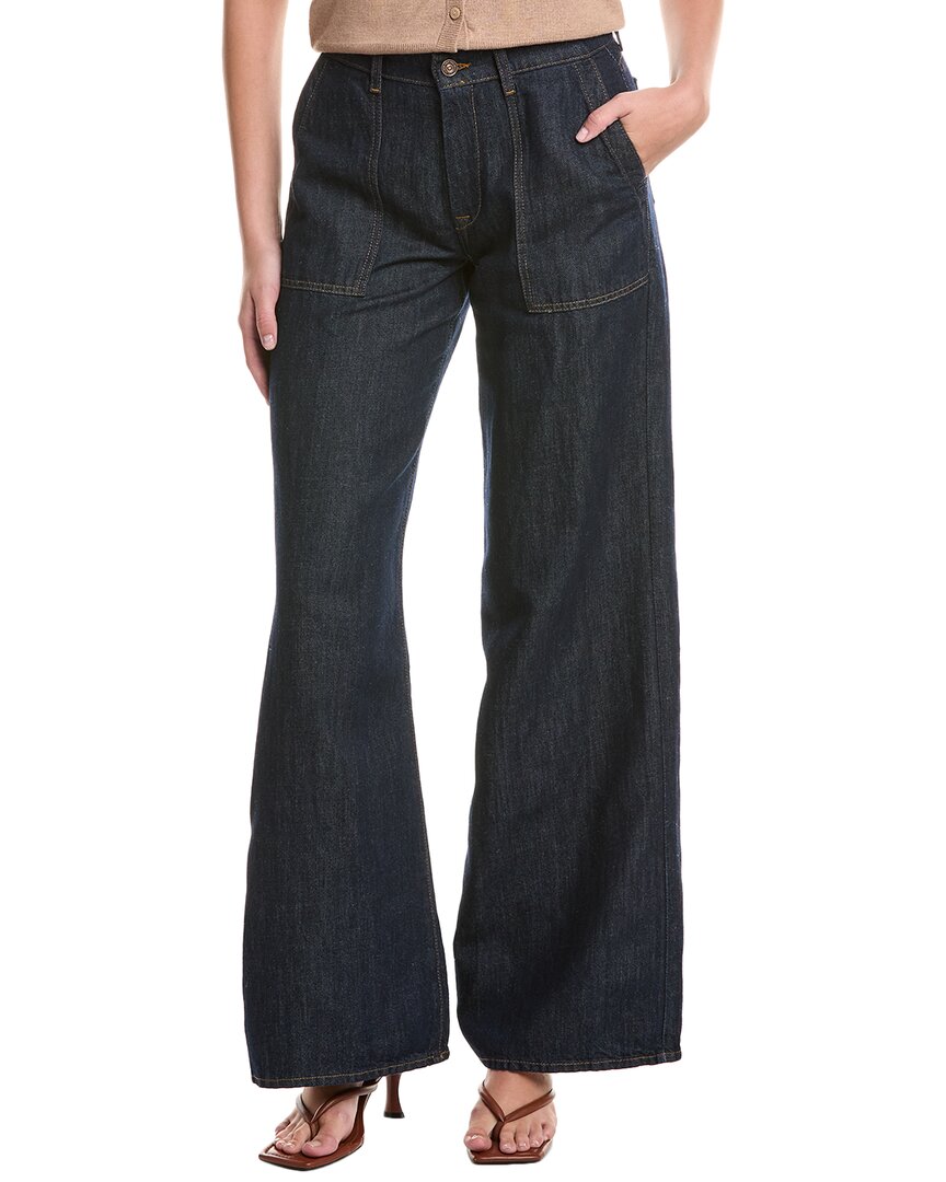 

7 For All Mankind Лотта Блюберри Широкие джинсы, синий