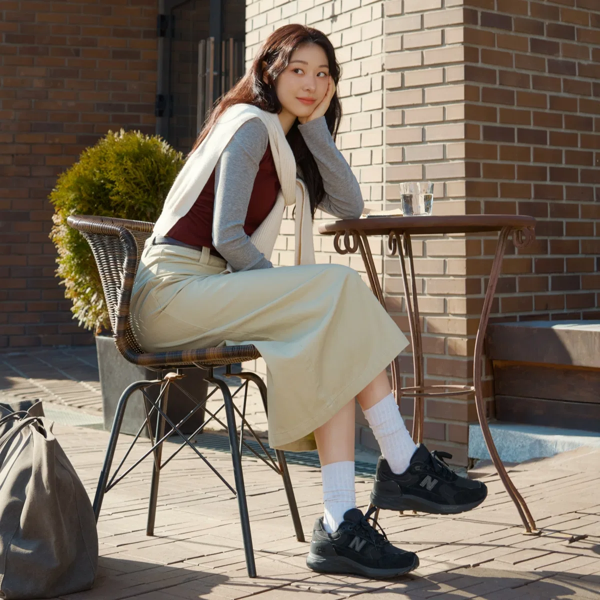 Мужские кроссовки New Balance Nbpqgs154K/Walking 1880 V2 (2E) чёрного цвета — фото 2