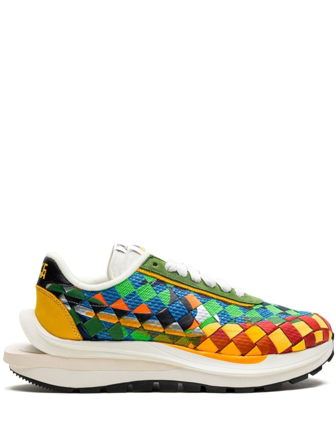 

Кроссовки Vaporwaffle Woven Green Gusto x sacai x Jean Paul Gaultier Nike, зеленый