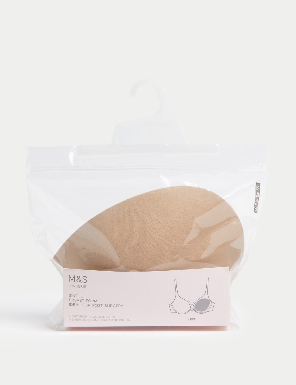 

Послеоперационная форма левой груди Marks & Spencer, розовый кварц