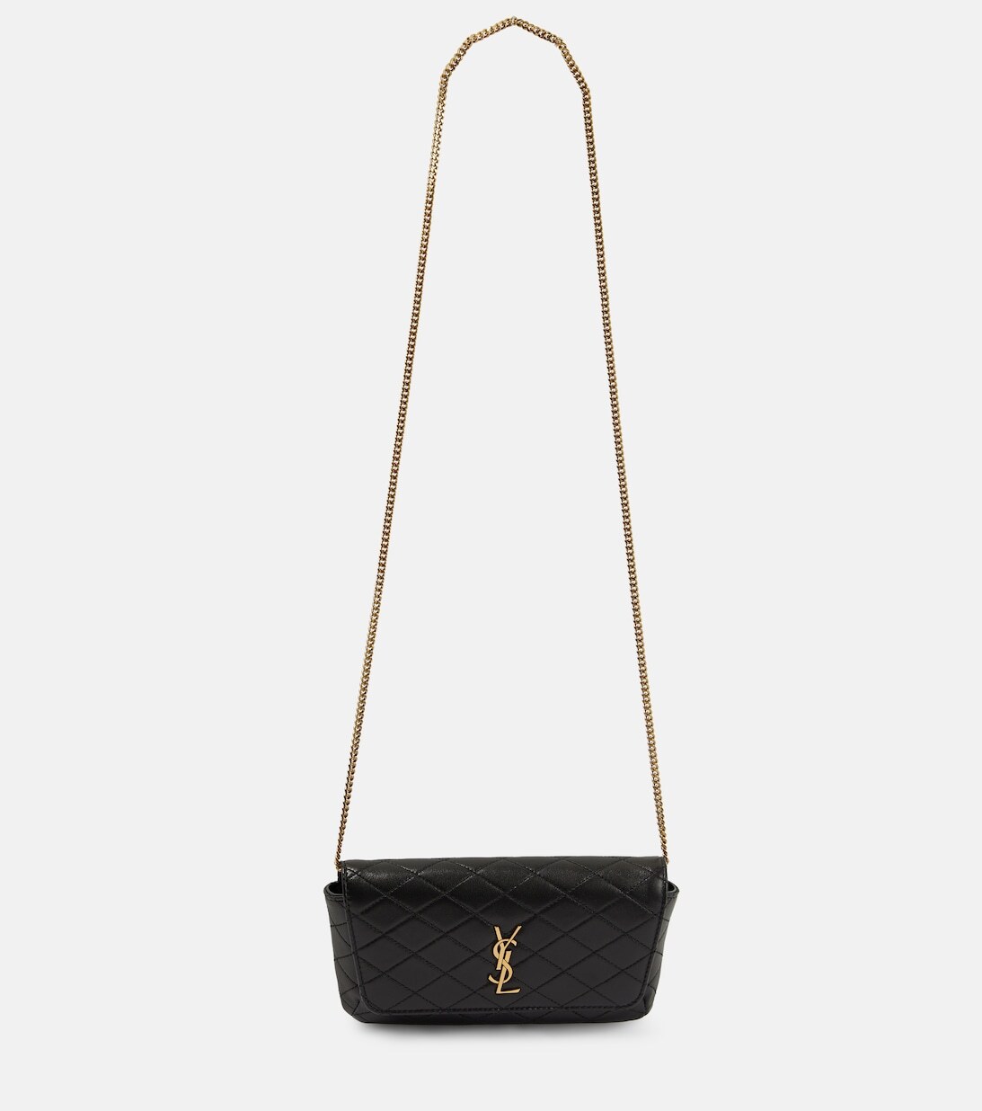 

Кожаная сумка на плечо Gaby Saint Laurent, черный