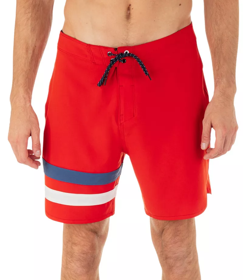 

Мужские шорты Hurley Phantom-Eco Block Party 18 дюймов, цвет Aloha Red