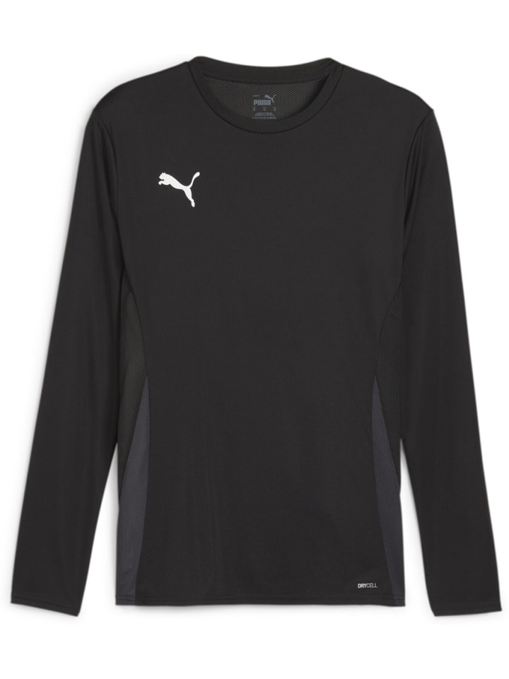 

Puma Спортивная футболка «TeamGoal Longleeve Jersey» черного цвета, Черный, Puma Спортивная футболка «TeamGoal Longleeve Jersey» черного цвета
