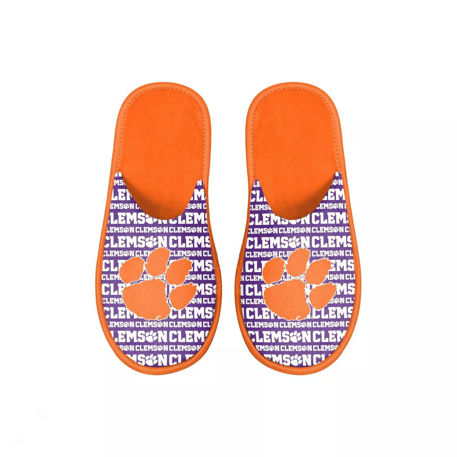 

Молодежные шлепанцы FOCO Clemson Tigers с надписью Scuff Unbranded