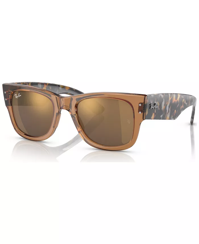 

Солнцезащитные очки унисекс Mega Wayfarer 51 Ray-Ban, коричневый