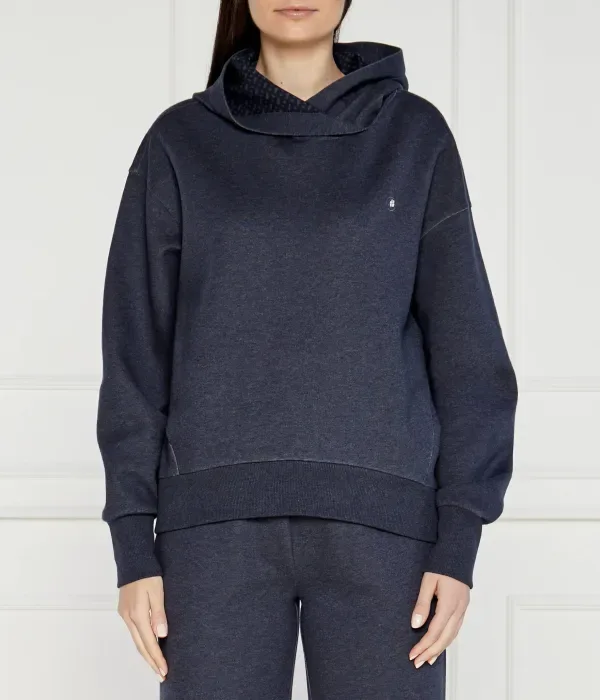 Толстовка Erkunden2 oversize fit Boss, темно-синий