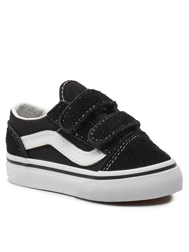 Vans Кроссовки Old Skool V VN000D3YBLK из черной ткани — фото 2