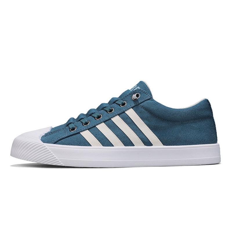 

RENBEN Дышащие и легкие мужские низкие кеды из хлопка синие, цвет Blue