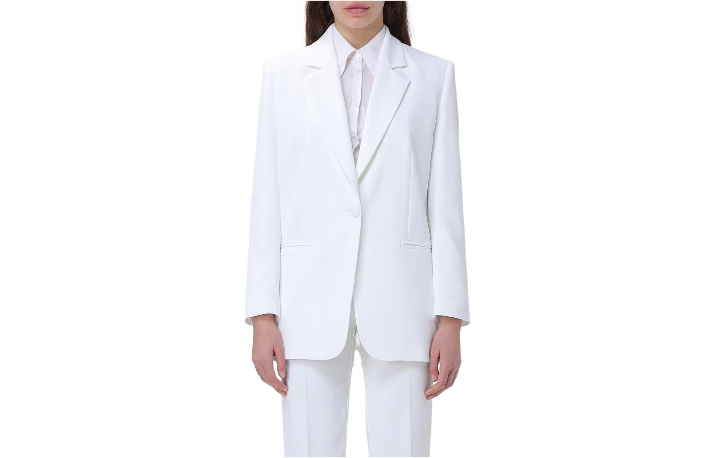 

PINKO Женский деловой костюм белый, White