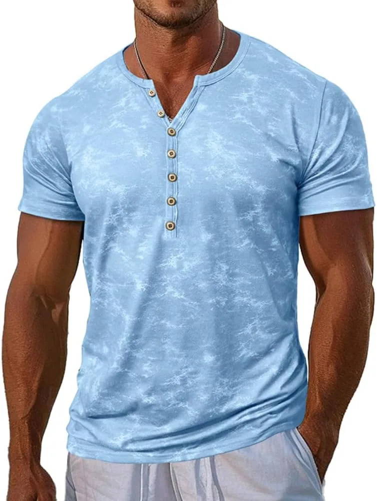 

TOMITANY мужская потертая рубашка-поло с коротким рукавом, летняя, casual, slim fit