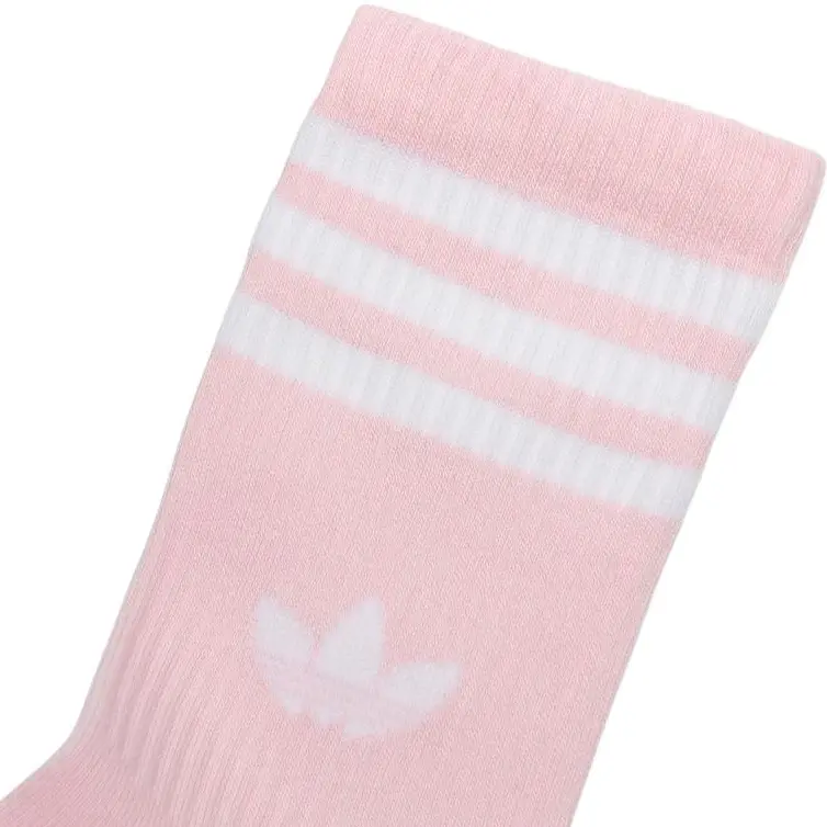 Носки до середины икры Женские 2 пары Зеленый/Прозрачный розовый Adidas, Комплект из 2 пар — фото 4