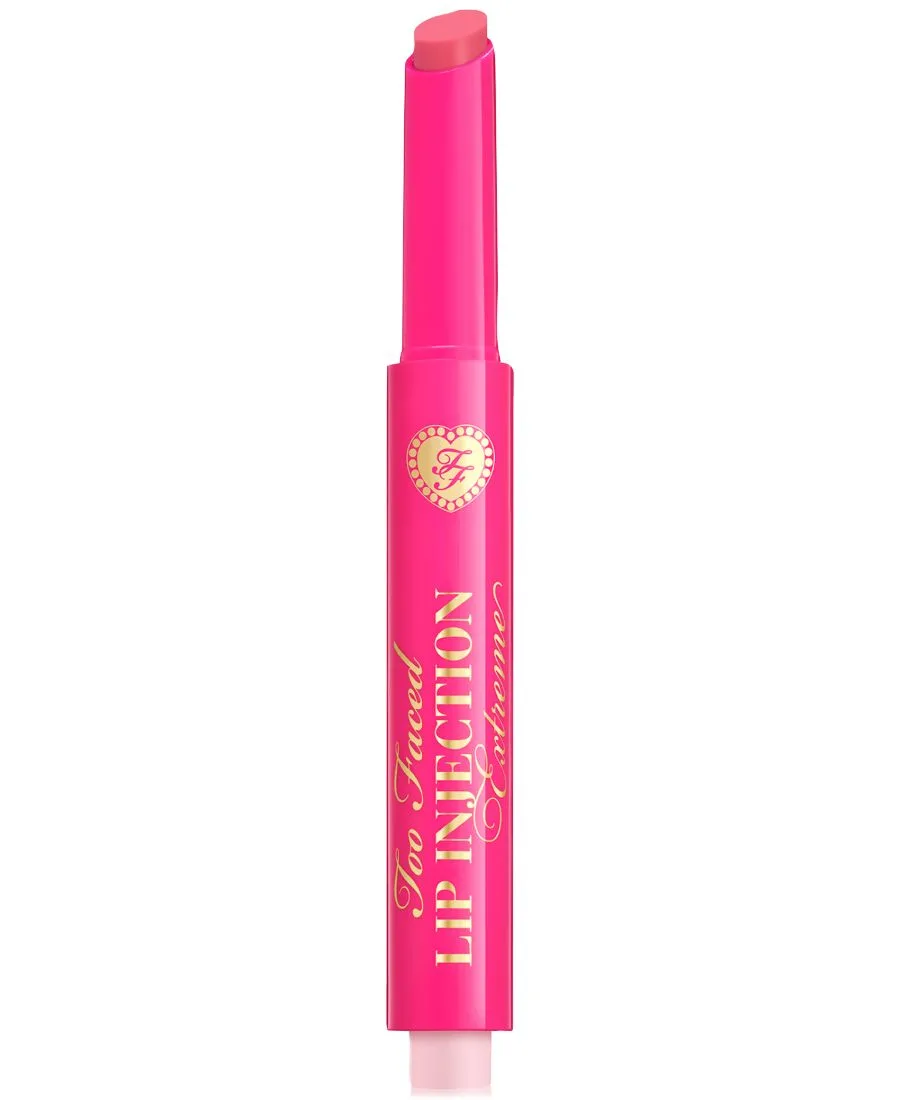 Увеличение губ с помощью инъекций для экстремального эффекта Clicks Too Faced, perfect розовый